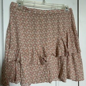 Floral Mini Skirt